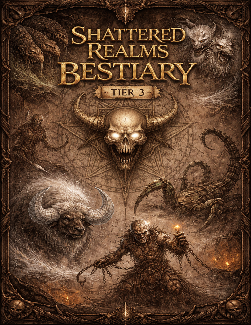 Shattered Realms Bestiary Tier 3